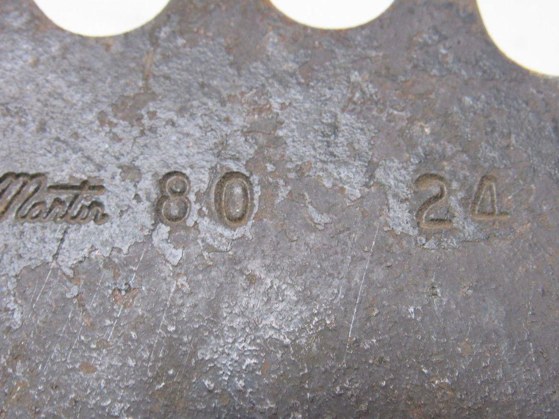 Martin 8024 #80 Single Sprocket Row 1-7/16" Keyed Bore 24 Tooth