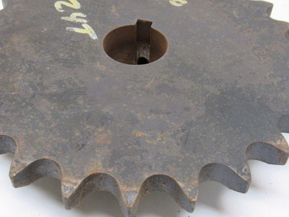 Martin 8024 #80 Single Sprocket Row 1-7/16" Keyed Bore 24 Tooth