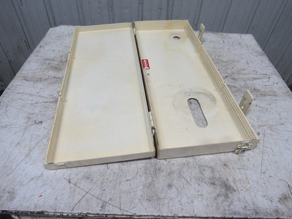 V-Belt Idler Pulley Guard Hinged Door Enclosure 34"x13"x 4"
