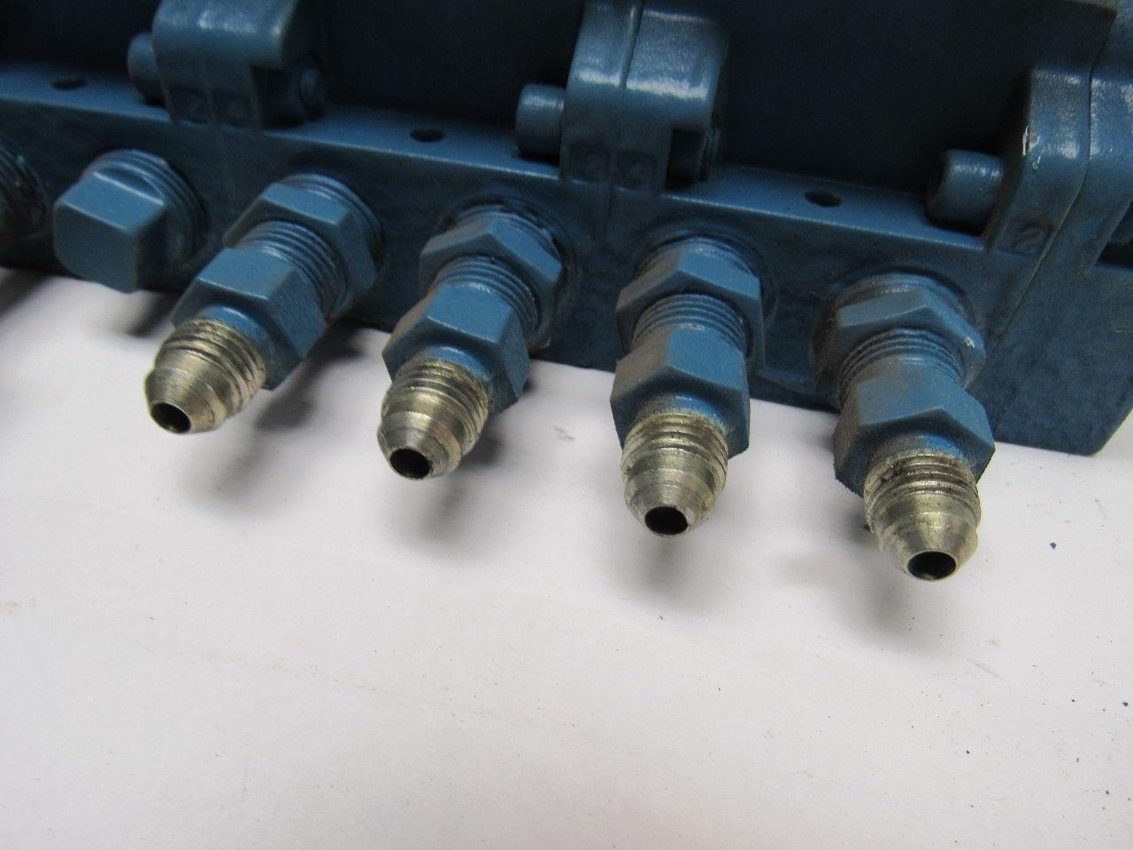 Numatics I13BA415M Pneumatic Solenoid Valve 3 Bank Assembly Base