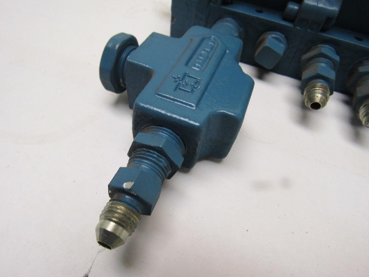 Numatics I13BA415M Pneumatic Solenoid Valve 3 Bank Assembly Base