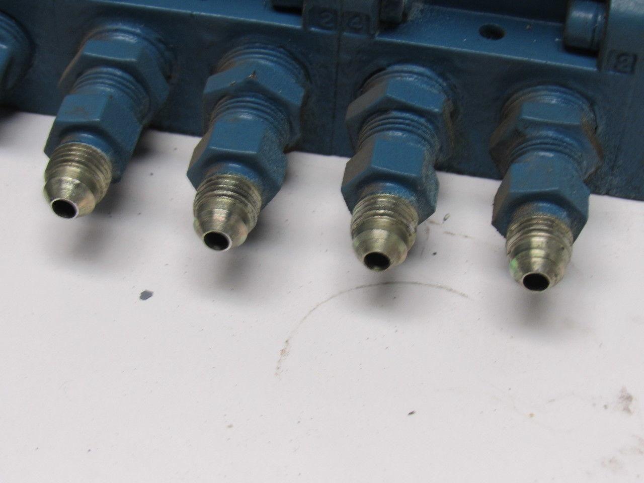 Numatics I13BA415M Pneumatic Solenoid Valve 2 Bank Assembly Base