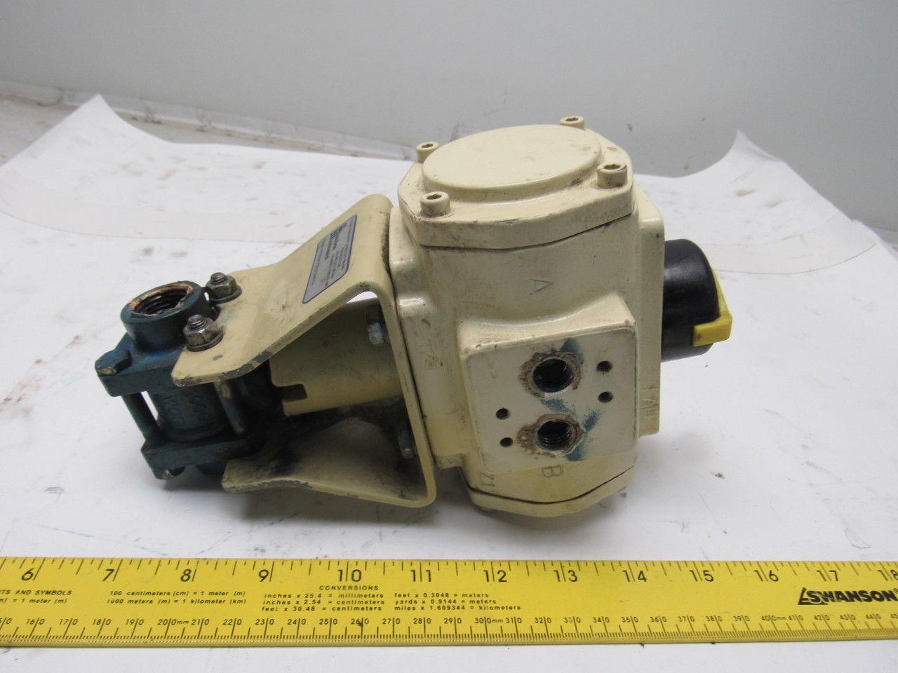 EL-O-MATIC PDN 35 Pneumatic Air Actuator 1/2" NPT Ball Valve 120PSI