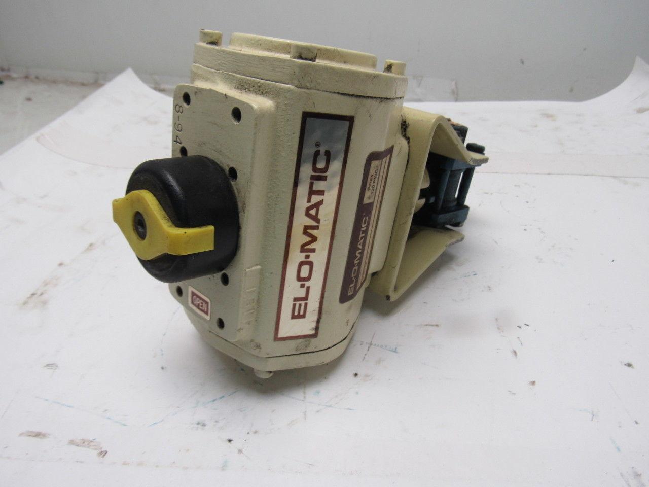 EL-O-MATIC PDN 35 Pneumatic Air Actuator 1/2" NPT Ball Valve 120PSI