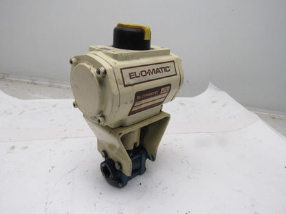 EL-O-MATIC PDN 35 Pneumatic Air Actuator 1/2" NPT Ball Valve 120PSI