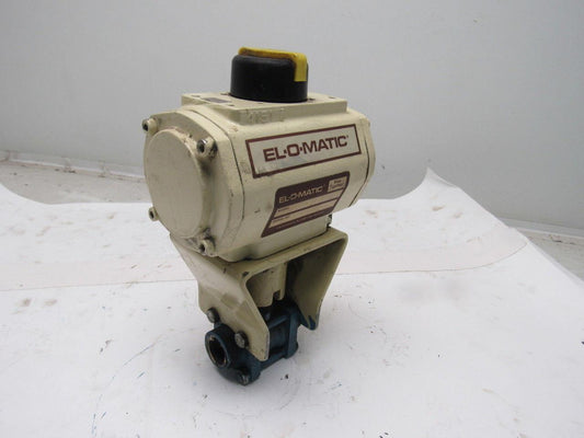 EL-O-MATIC PDN 35 Pneumatic Air Actuator 1/2" NPT Ball Valve 120PSI
