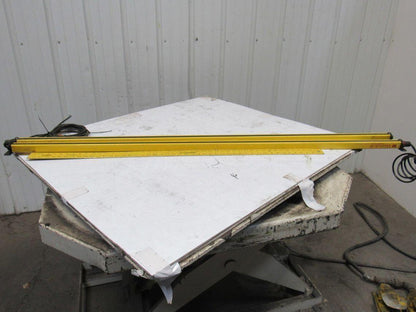 STI MiniSafe-B MS4364B-2 Safety Light Curtain Receiver & Transmitter Set 64"