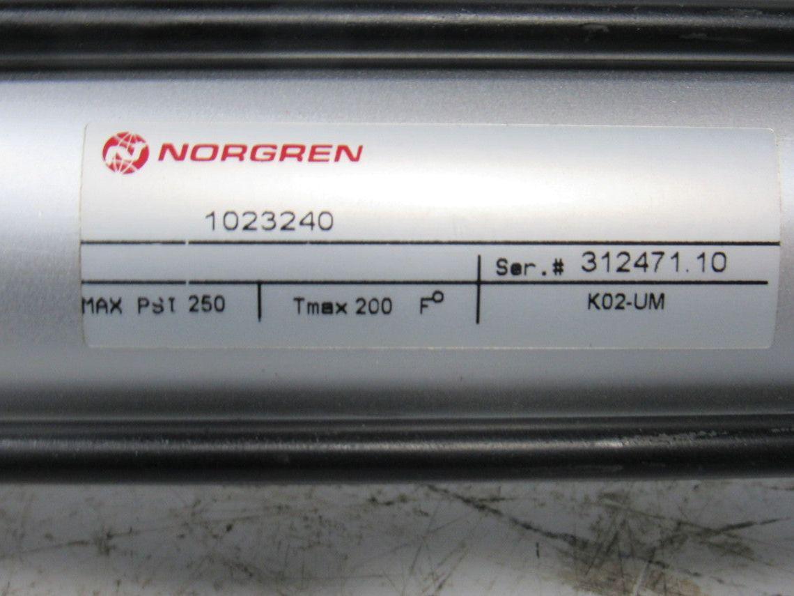 Norgren K02-UM 1023240 Pneumatic Air Cylinder 2" Bore 27" Stroke Trunnion