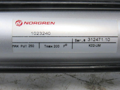 Norgren K02-UM 1023240 Pneumatic Air Cylinder 2" Bore 27" Stroke Trunnion