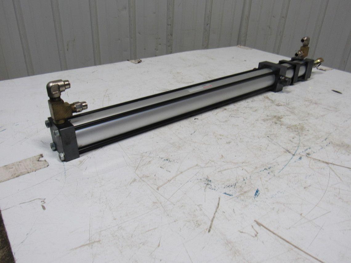 Norgren K02-UM 1023240 Pneumatic Air Cylinder 2" Bore 27" Stroke Trunnion