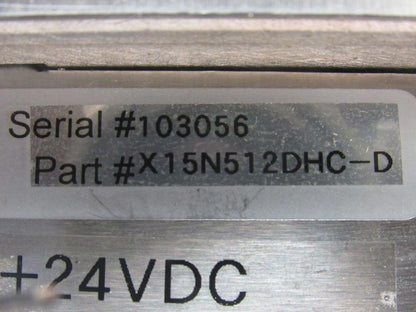 EXOR R&D X15N512DHC-D 15" Industrial Computer Monitor HMI 24VDC
