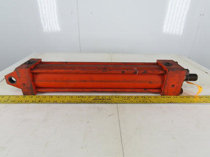 Hydraulic Tie Rod Cylinder 3.5" Bore 18" Stroke Clevis Mount
