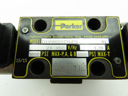 Hydrolux Parker WEH43P10A03CSBN Hydraulic Directional Control Solenoid Valve 24V