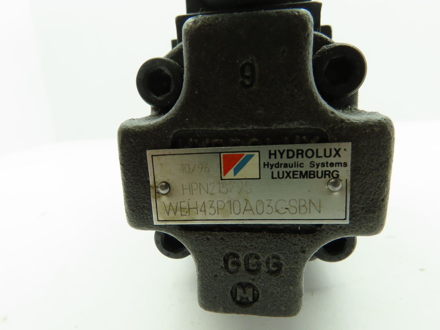 Hydrolux Parker WEH43P10A03CSBN Hydraulic Directional Control Solenoid Valve 24V