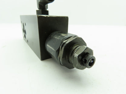 Rexroth DBD S6 K18/200 Hydraulic Cartridge Relief Valve Manifold AGA-1855-2