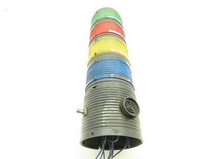 SCC 4003-BB-GRM1-24V Stack Light Setup Red/Green/Yellow/Blue 24V 0.1Amp