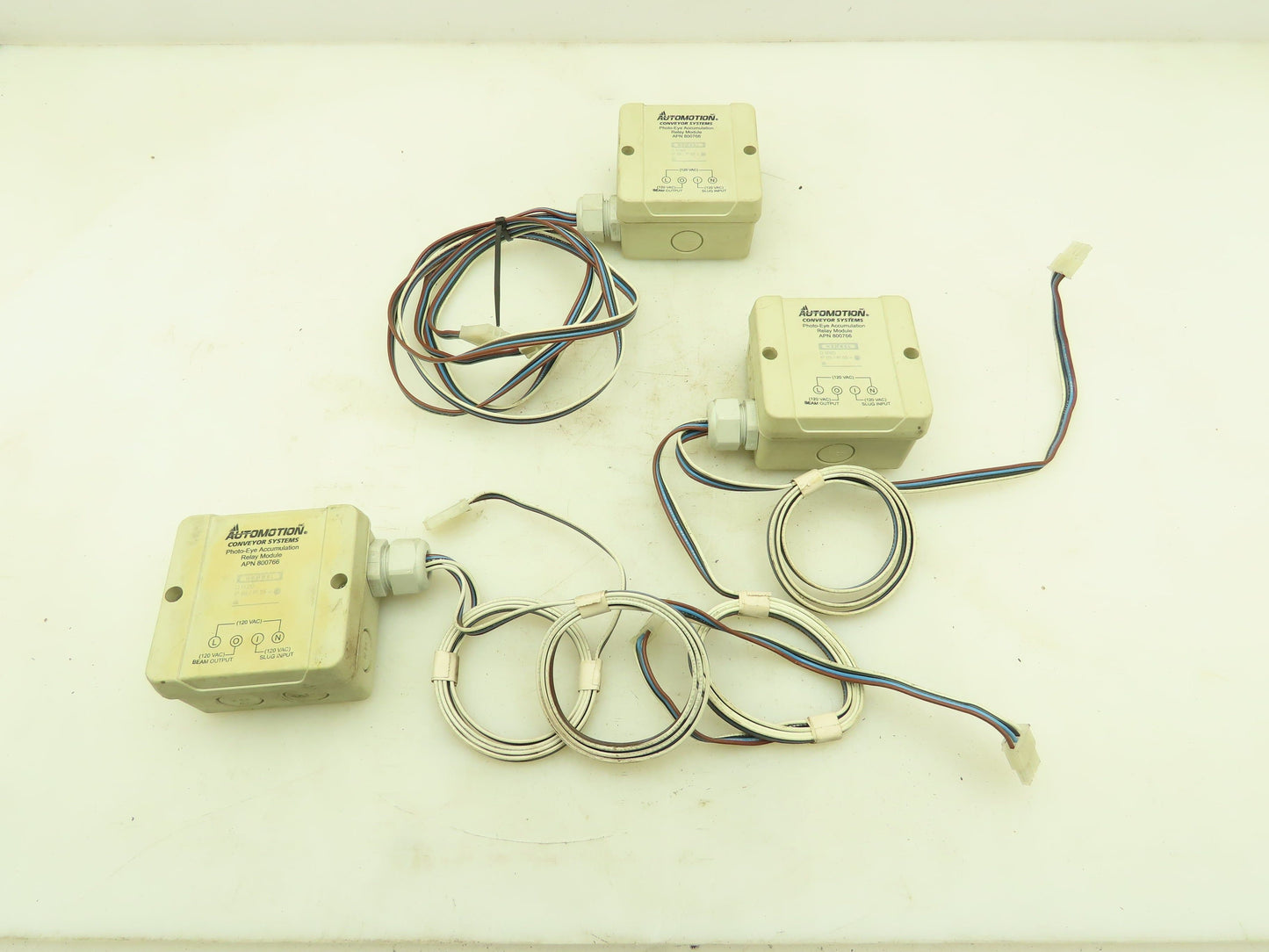 Automotion APN800766 Accumulation Conveyor Photo Eye Relay Module Lot of 3