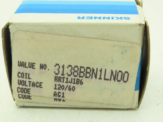 Honeywell Skinner 3138BBN1LN00 Solenoid Valve 3-Way NO 120V 60 PSI 1/8" NPT