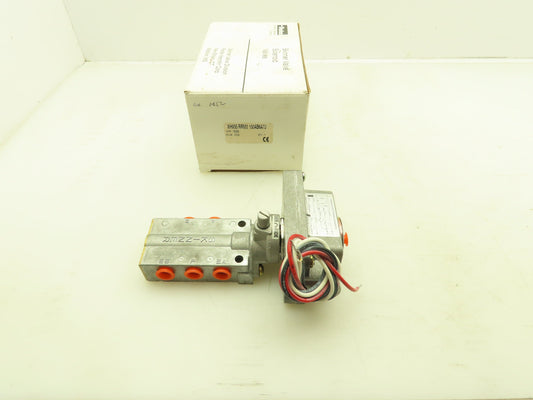 Parker Skinner XH935RRM2150 Solenoid Valve 5-Way 2 Pos 120V 150 PSI 1/4" NPT