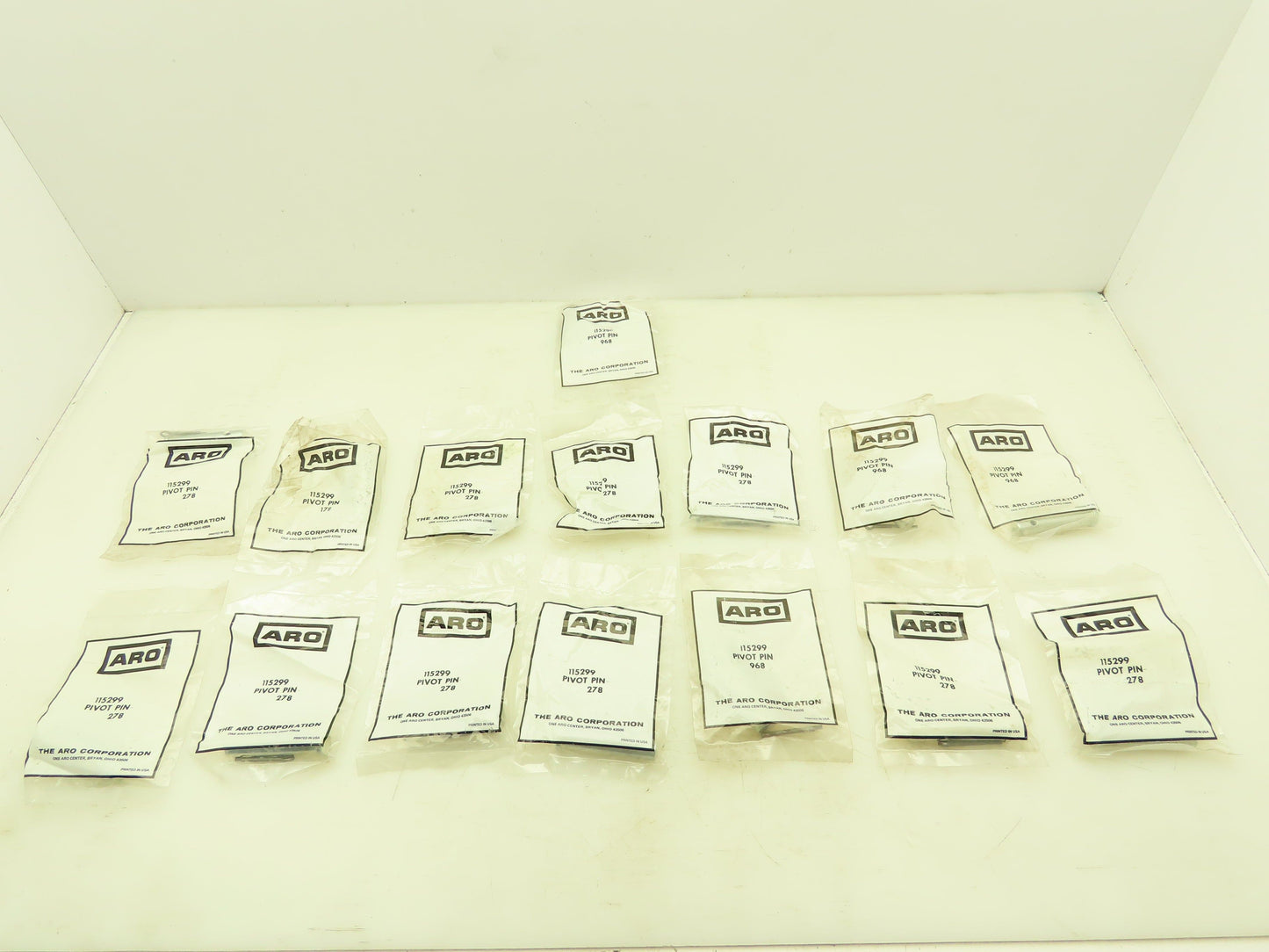 Aro Ingersoll Rand 115299 Pivot Pin Kit 1/2x1-3/4" Cylinder Mounting Lot of 15