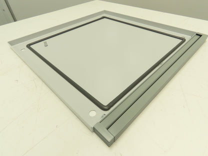 Hoffman X-T66 nVent Solid Top Steel Enclosure Panel 23.25x23.75" Gray