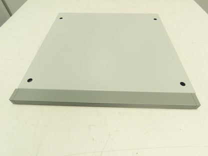 Hoffman X-T66 nVent Solid Top Steel Enclosure Panel 23.25x23.75" Gray