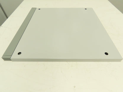 Hoffman X-T66 nVent Solid Top Steel Enclosure Panel 23.25x23.75" Gray