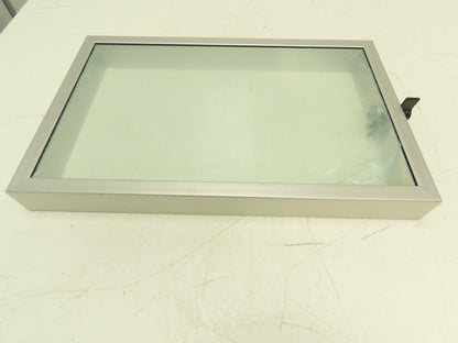 Rittal FT2760 Enclosure Plexiglass Hinged Access Viewing Window 14.75x23.5" Gray