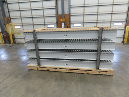 Roach 36"x 40' Modular Powered Roller Conveyor 130VDC O-Ring Belt Drive