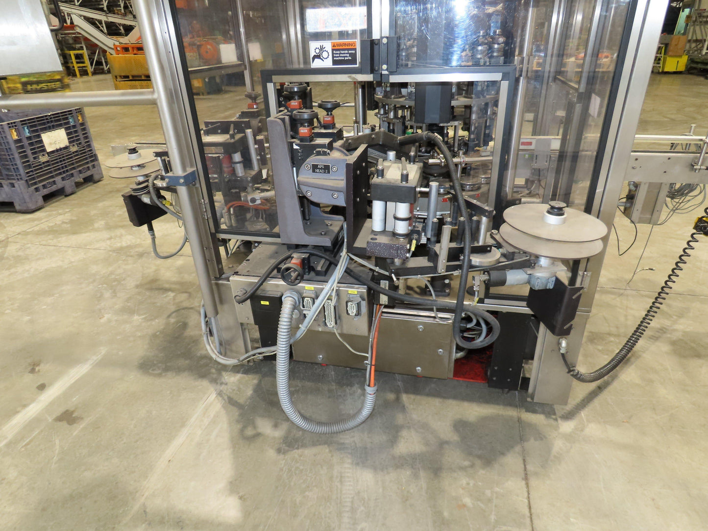 Krones Autocol K747-458 Labeler Machine 12-Bottle Auto Feed Adhesive Labeling