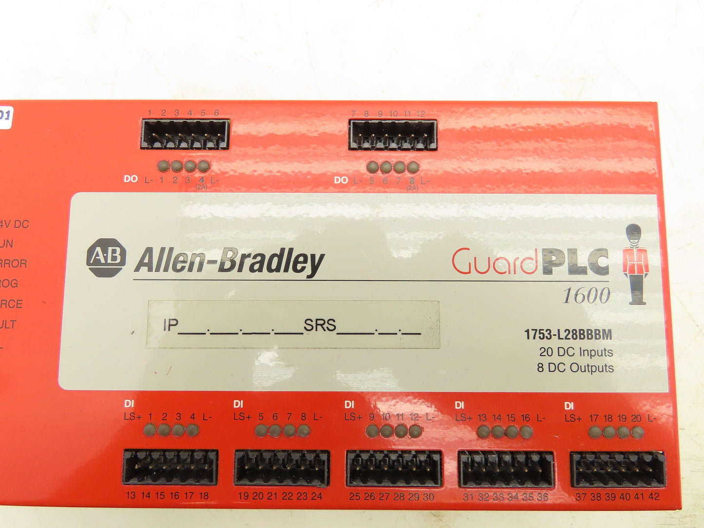 Allen Bradley 1753-L28BBBM GuardPLC 1600 I/O Module Safety Controller Ser C