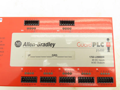 Allen Bradley 1753-L28BBBM GuardPLC 1600 I/O Module Safety Controller Ser C