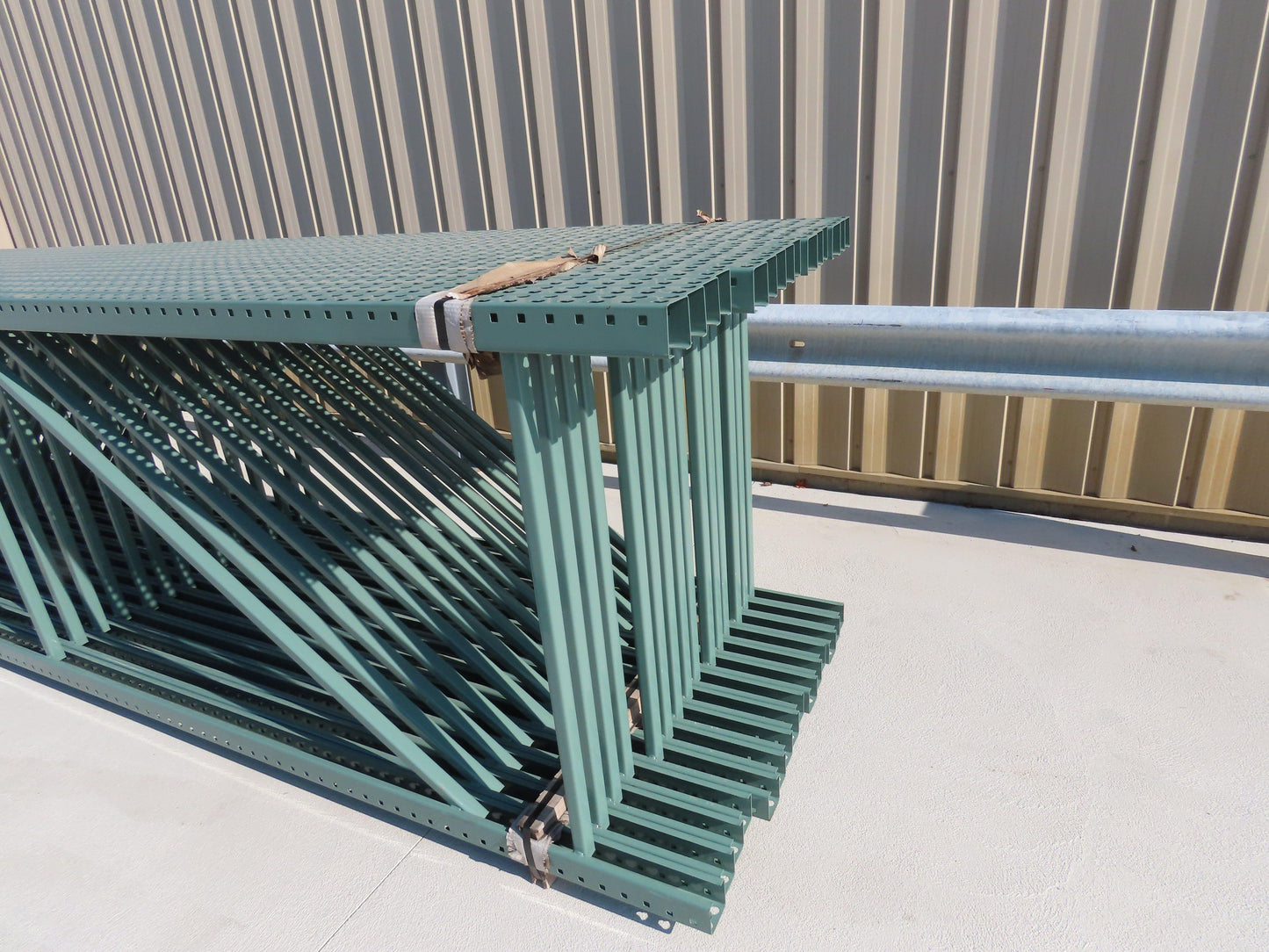 Teardrop Pallet Racking Upright Leg 16' x 4' 23,900 LB 192" x 48" 3"x3" Column