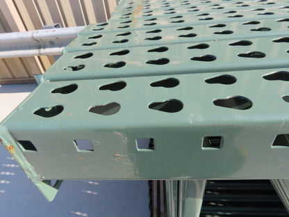 Teardrop Pallet Racking Upright Leg 16' x 4' 23,900 LB 192" x 48" 3"x3" Column