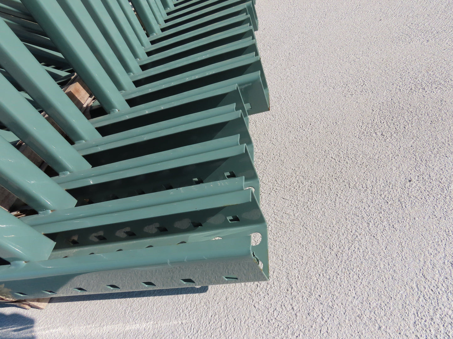 Teardrop Pallet Racking Upright Leg 16' x 4' 23,900 LB 192" x 48" 3"x3" Column