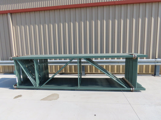 Teardrop Pallet Racking Upright Leg 16' x 4' 23,900 LB 192" x 48" 3"x3" Column
