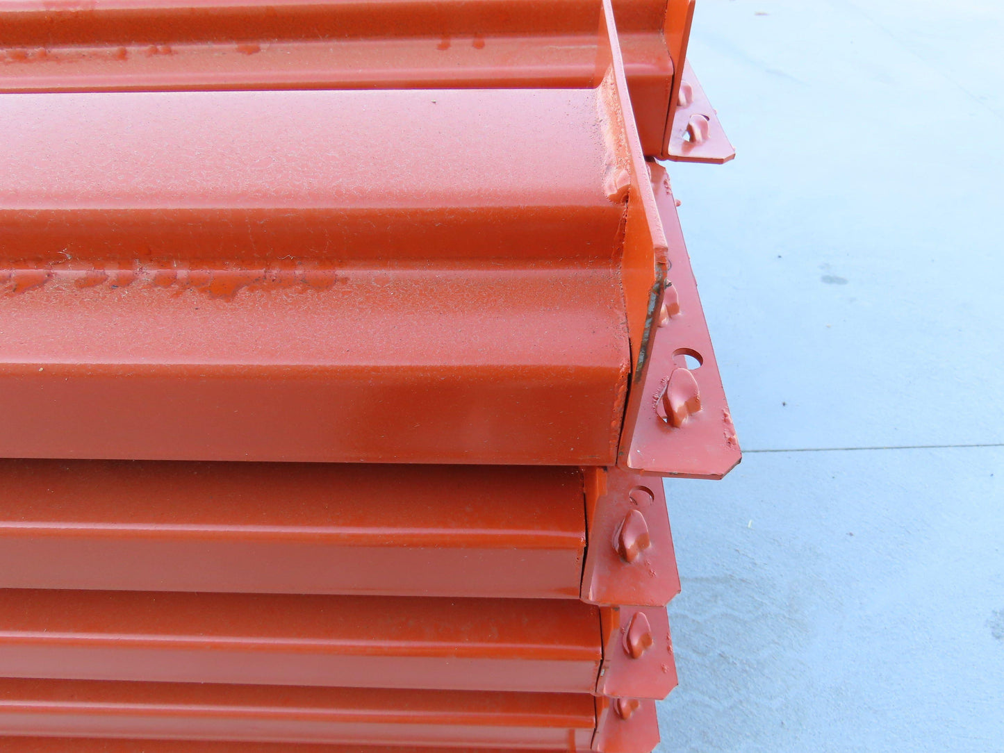 Teardrop Pallet Rack Racking Step Beam Crossmember 12' 144" x 5" 4100 LB 50E