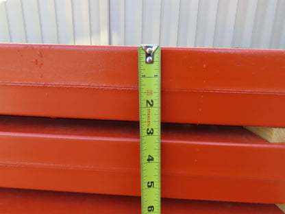 Interlake Teardrop Pallet Rack Racking Step Beam Crossmember 10' 120"x4" 3640 LB