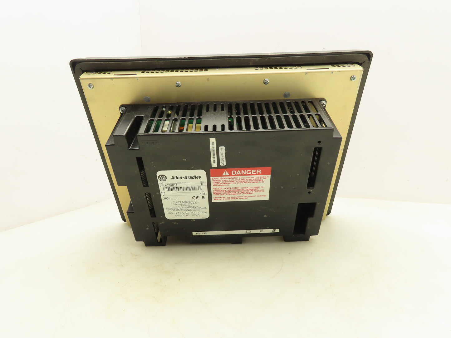 Allen Bradley 2711-T10C15 PanelView 1000 HMI Operator Control Panel Display
