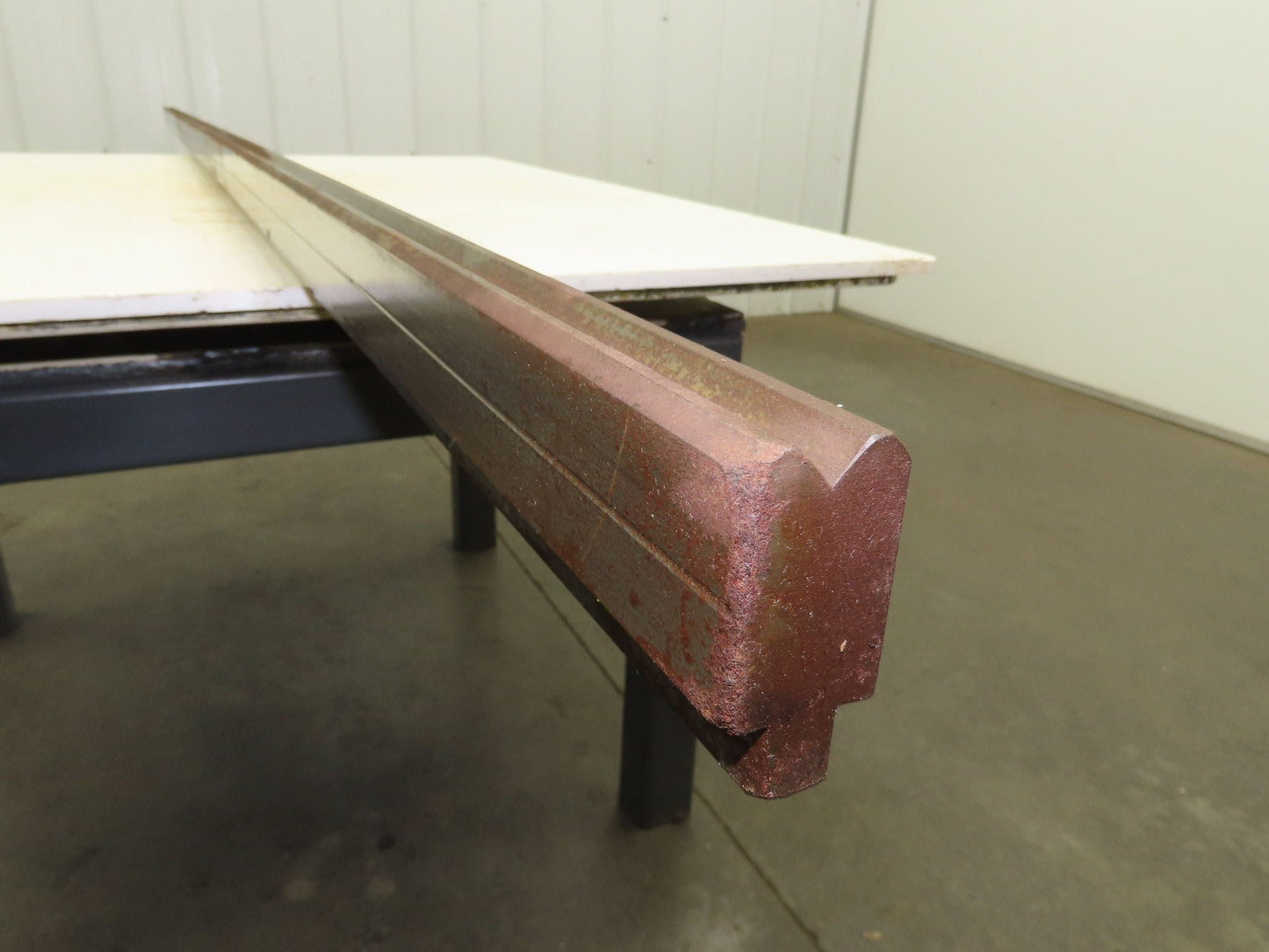 Press Brake Die 122" Long 90° V 7/16" W 1/4" D 1-3/4" H 1/2" Tang