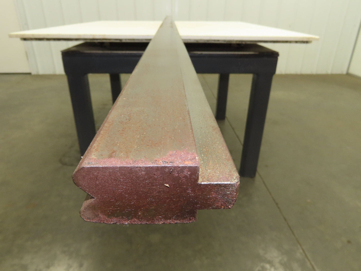 Press Brake Die 122" Long 90° V 7/16" W 1/4" D 1-3/4" H 1/2" Tang