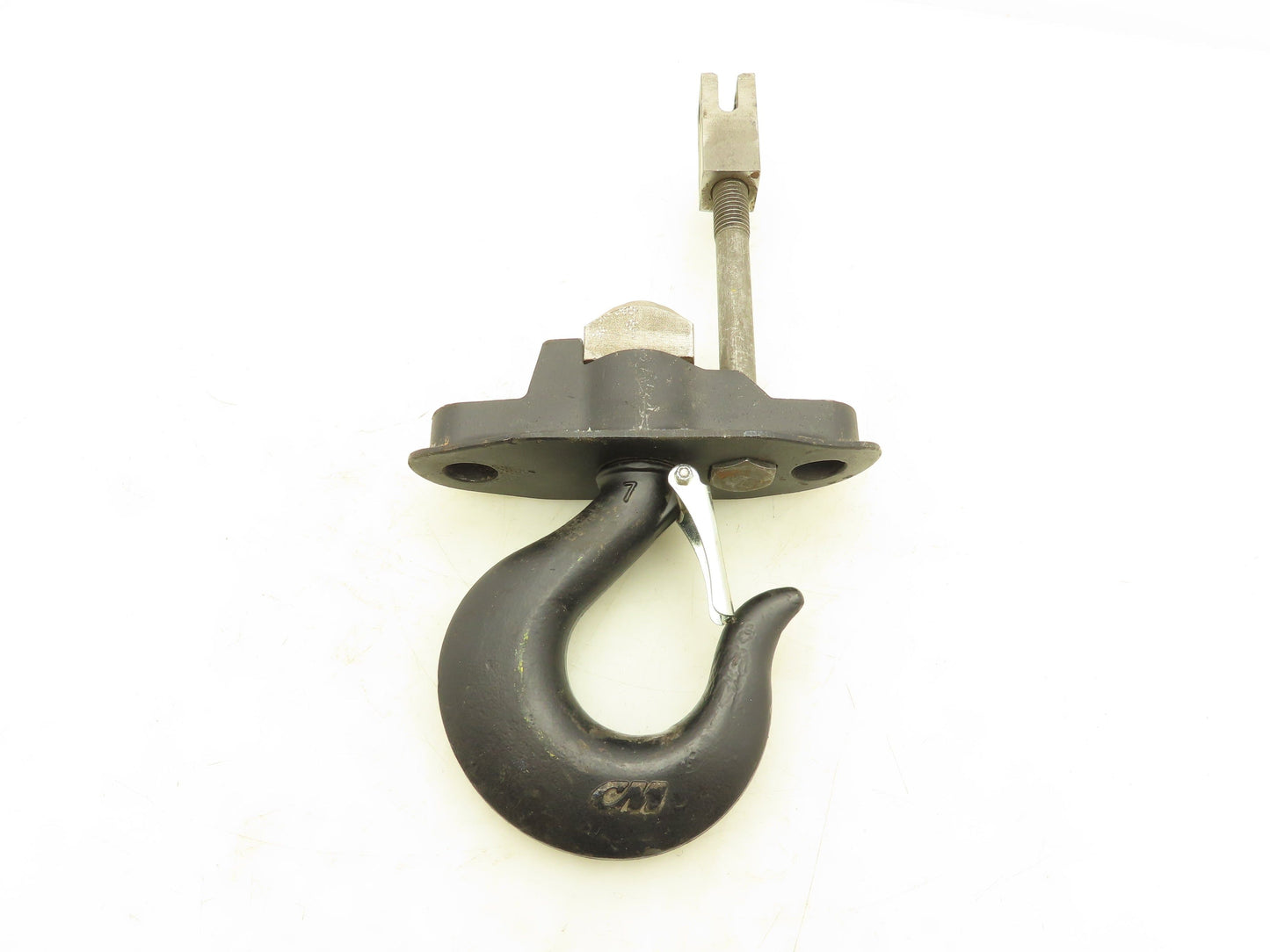 CM Lodestar 2 Ton Hoist Upper Rigid Hook Suspension Latch Hook Black 627-710