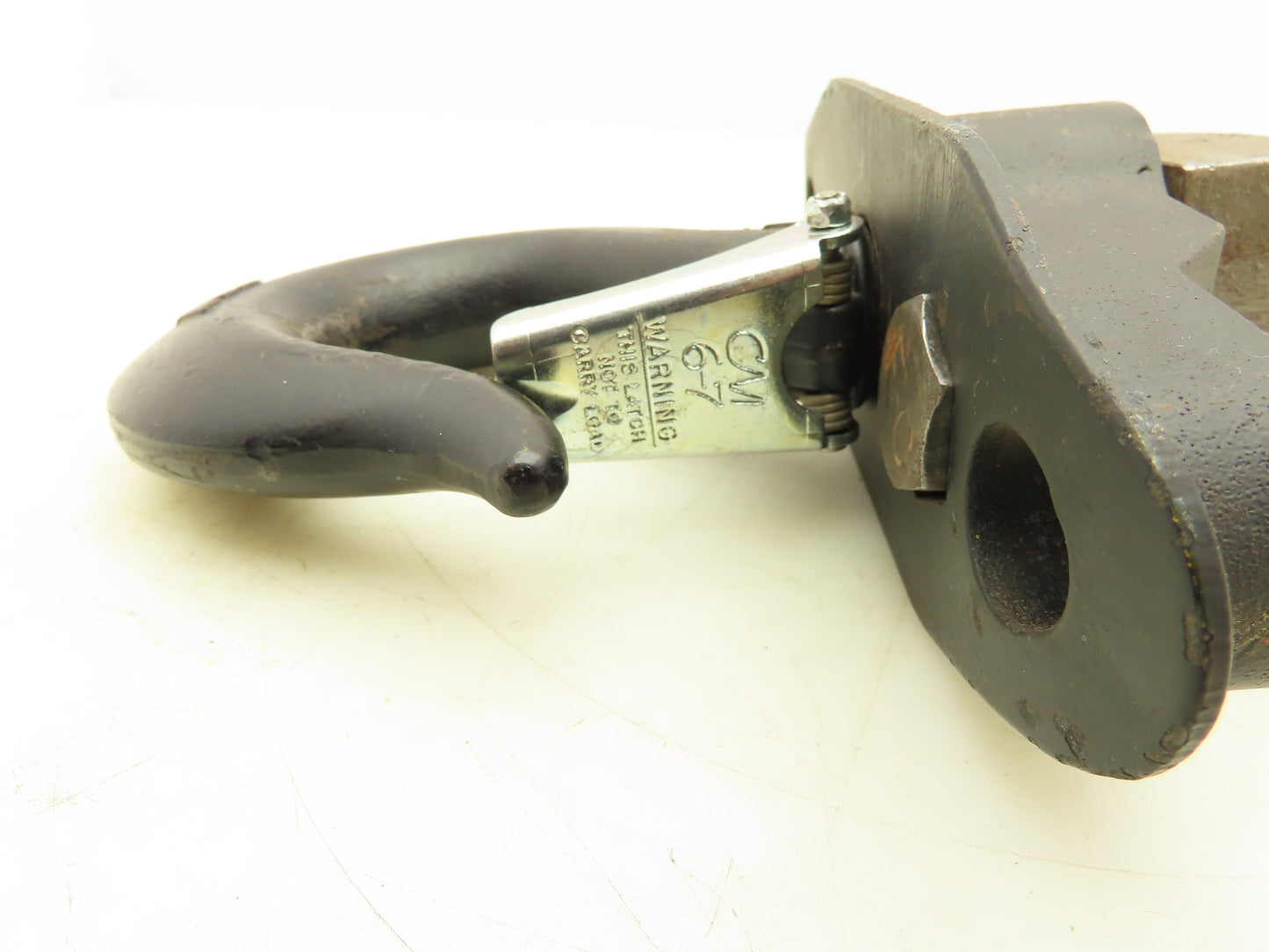 CM Lodestar 2 Ton Hoist Upper Rigid Hook Suspension Latch Hook Black 627-710