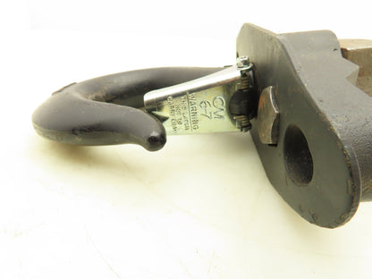 CM Lodestar 2 Ton Hoist Upper Rigid Hook Suspension Latch Hook Black 627-710