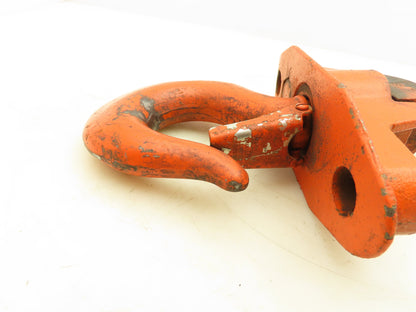 CM Lodestar 2 Ton Hoist Upper Rigid Hook Suspension Latch Hook Orange 627-710