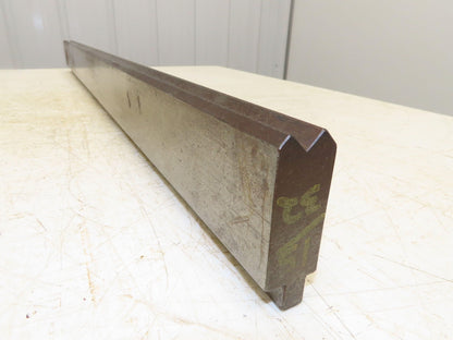 Press Brake Punch Die 40-7/8" Long 90° Offset Z Bend 9/16" W 5/16" D
