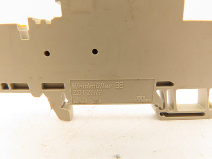 Weidmuller ZDT 2,5/2 PE Double Tier Terminal Block Cross Connector Lot of 18