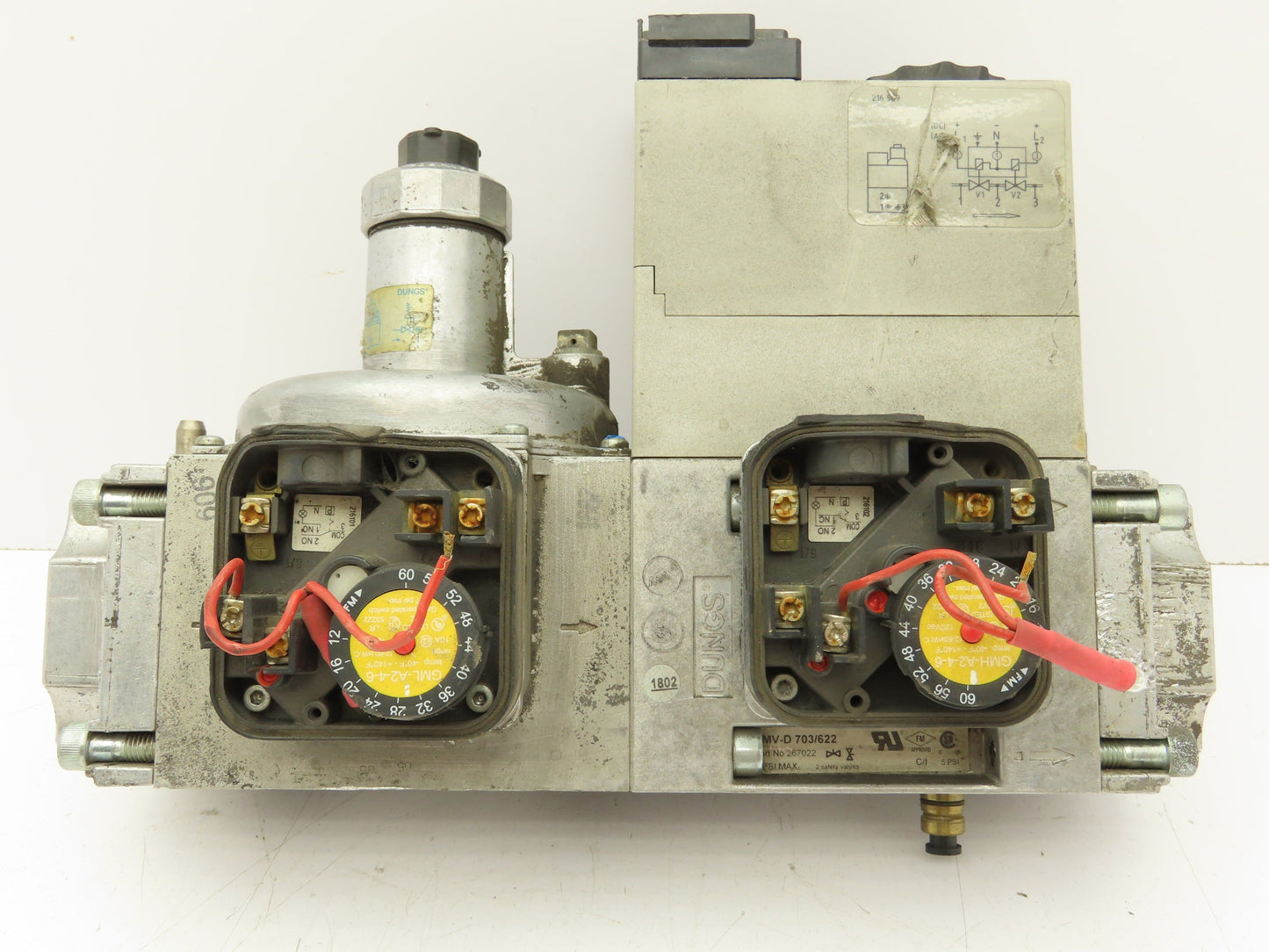 Dungs DMV-D 703/622 Dual Modular Safety Shutoff Valve 120V 1.5" NPT