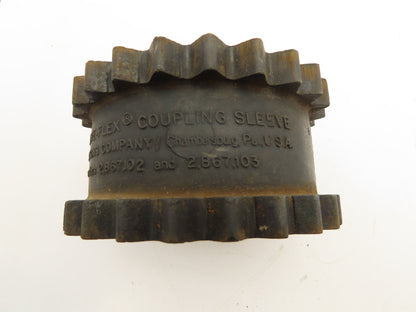 TB Woods 7SC35 Spacer Flange Coupling Sure-Flex 4 Sleeve Insert Set 1-5/8" Bore