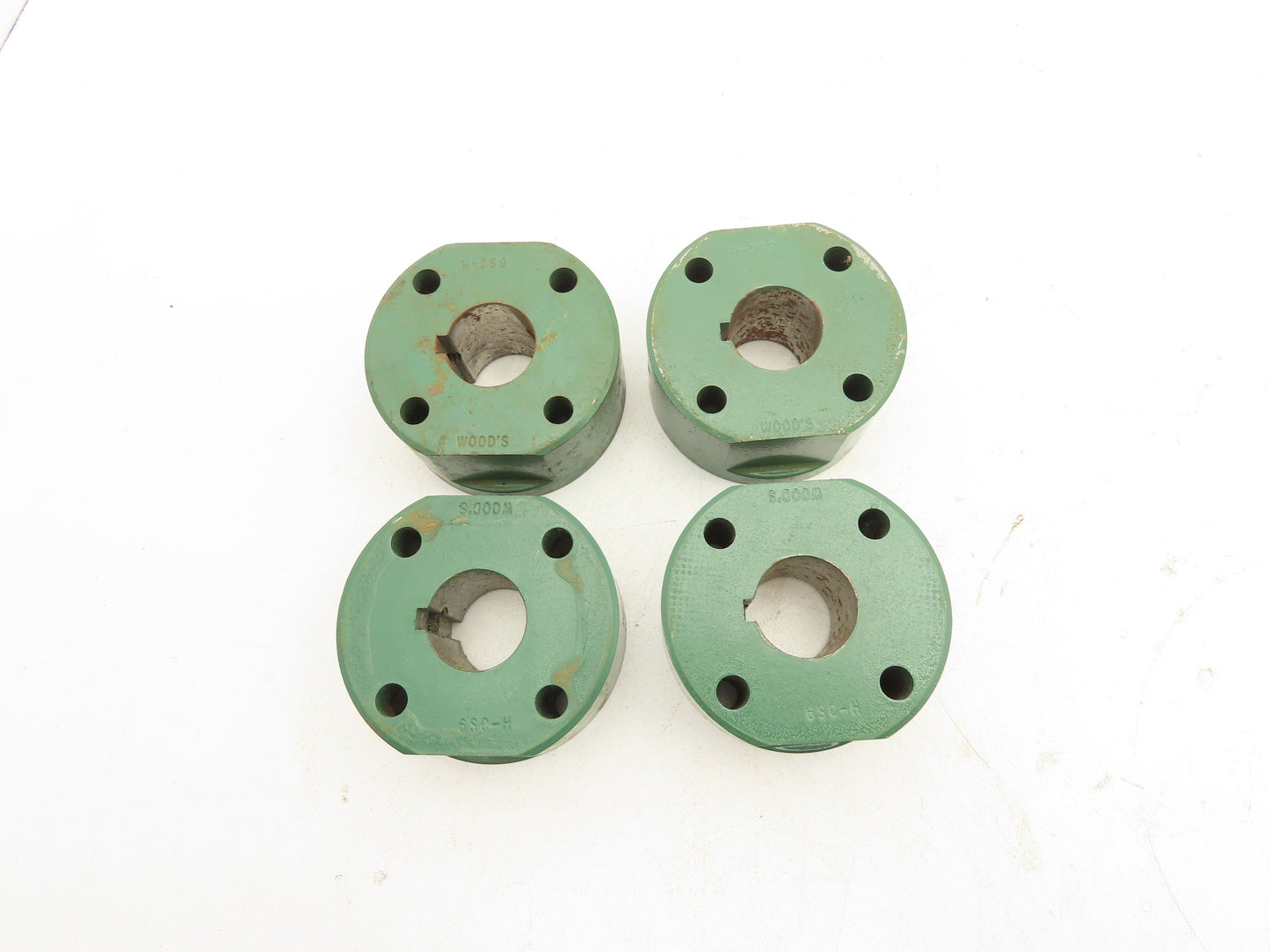 TB Woods 6SC-H Coupling Spacer Hub 7/8" Keyed Bore Lot of 4